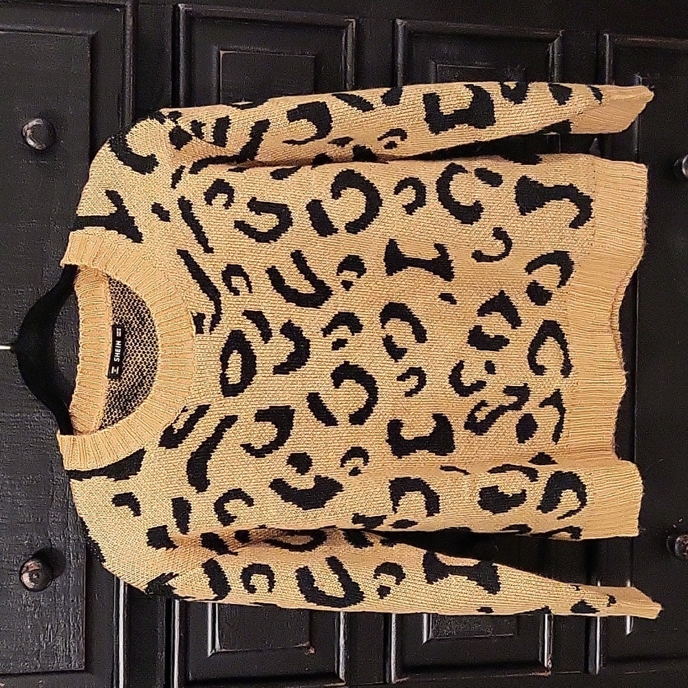 Leopard print sweater 🐆